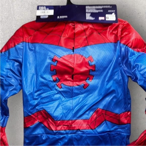 NEW Marvel Spiderman Costume Muscle Chest Costume Large kids - Picture 6 of 6